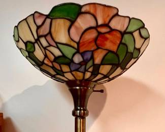 Stain glass floor lamp