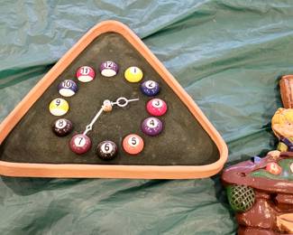 Pool Balls clock 