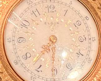 30%off -  Open face Elgin pocket watch  