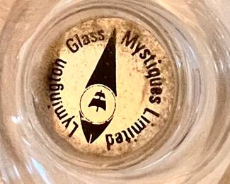 Vtg. Lymington Glass Mystiques Limited - Biplane in a bottle 
