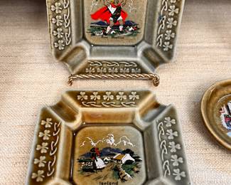 Vtg. Wade Irish Porcelain - Ash Trays 