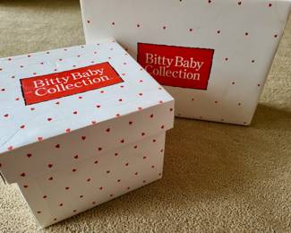 American Girl Doll Bitty Baby boxes 