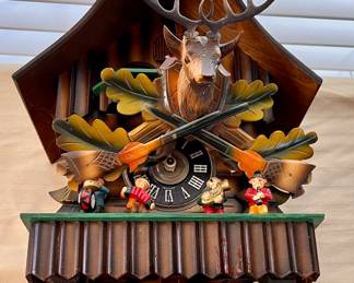 Vtg. Black Forest clock - Cuendet - Bayrischer Landler Kuckuckswalzer