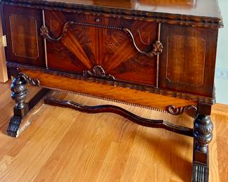 Antique cedar storage chest 