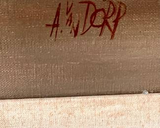 A. Van Dorp oil painting