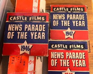 Vtg. Castle Films - News Parade of the Year 1945, 46, 47