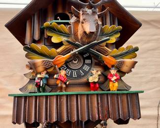 Vtg. Black Forest clock - Cuendet - Bayrischer Landler Kuckuckswalzer