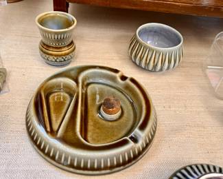 Vtg. Wade Irish Porcelain - Pipe rest ash tray 