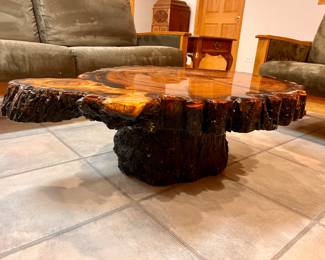 Vtg. Life edge coffee table