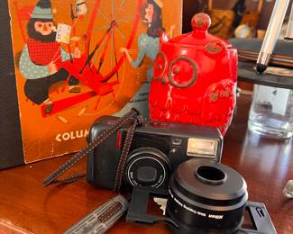 Nikon camera and lens 