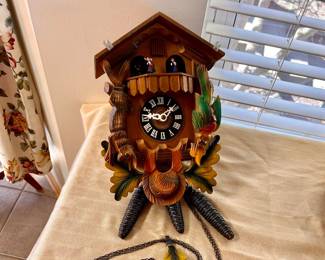 Vtg. Black Forest clock - Cuendet - Bayrischer Landler Kuckuckswalzer