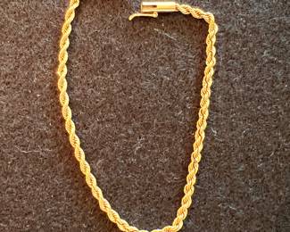 14K Gold bracelet 