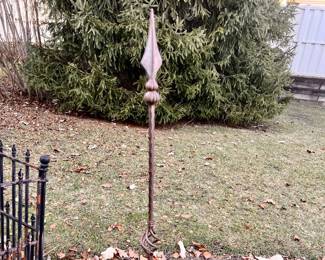Wrought iron gardens spike
