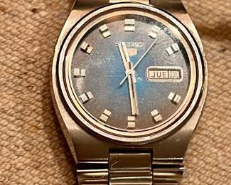 Vtg. Seiko automatic 27 jewel men’s watch WORKS