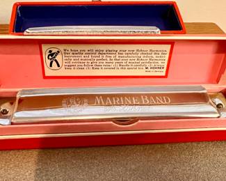 Vtg. Marine Band M. Hohner w/box 