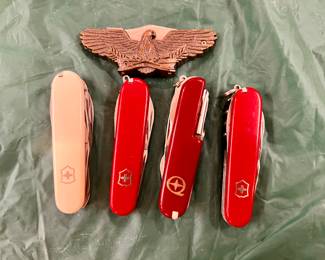 Swiss Army Pocket knives and others 