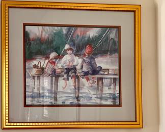 Annetta Nichols watercolor - signed