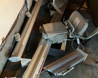 This is the Bruno Independent Living Aids stairwell chair lift.  