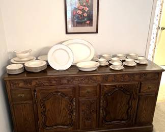 This photo shows off the buffet table a bit better than the other photos.