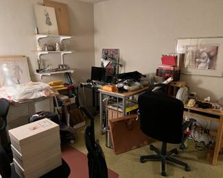 There are so many items in this photo it would take quite a while to list everything.  Come on by to see what will spark your interest.