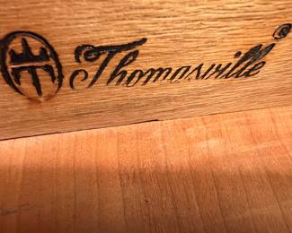 This is the mark of Thomasville fine furniture.