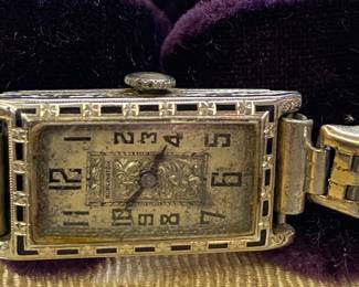 18K Gold Art Deco Watch (Not Running)
