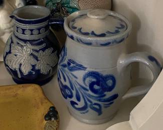 Cobalt Decorated Pottery