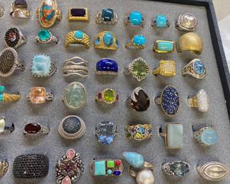 Sterling Silver and More Designer Rings