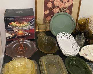 Assorted Depression Glass