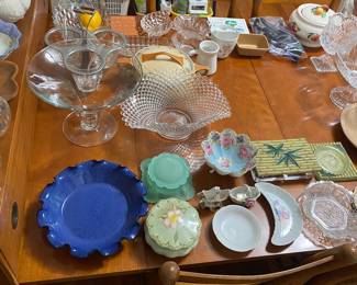 Cole Pottery Pie Plate/Glass and Porcelain