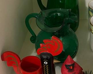 Forest Green Pitchers