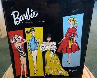 Old Bubble Cut Barbie Doll with Tagged Clothing and Accessories