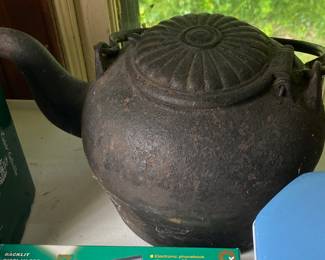 Antique Cast Iron Kettle