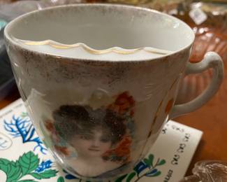 Antique Mustache Cup