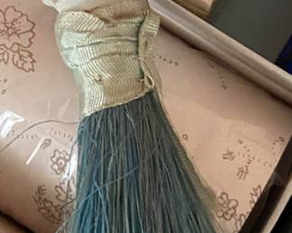 Old Female Porcelain Handle Wisk Broom