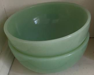 Fire King Jadeite Cereal Bowls