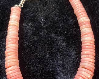 Sterling Silver Coral Bracelet