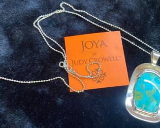 Joya by Judy Crowell Sterling Silver Chain and Custom Pendant