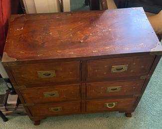 Small Oriental Chest with Inlay