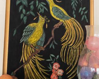 Oil on Velvet Painting