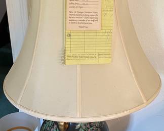 Pair of Lotus Arts Oriental Lamps