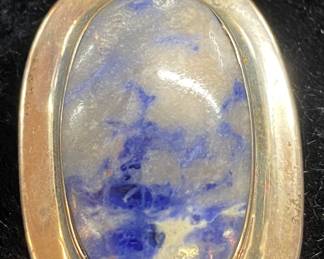 Sterling and Agate Pendant