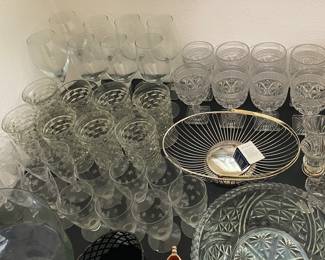Pattern Glass and Stemware