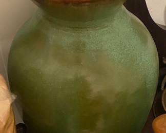 North Carolina Frog Skin Pottery Vase