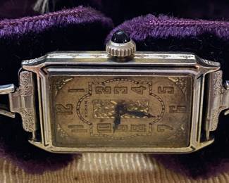 18K Gold Ladies Watch (Not Running)