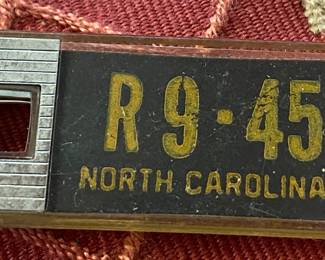 1953 N.C. D.A.V. Tag