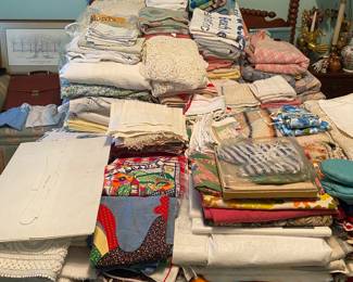 Assorted Linens and Bedding