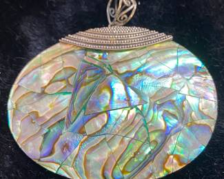 Sterling and Pearl Pendant