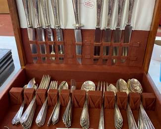Gorham Sterling Della Robia Flatware Set (74 Pieces 2291 Grams)