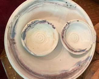 Art Pottery Snack Set